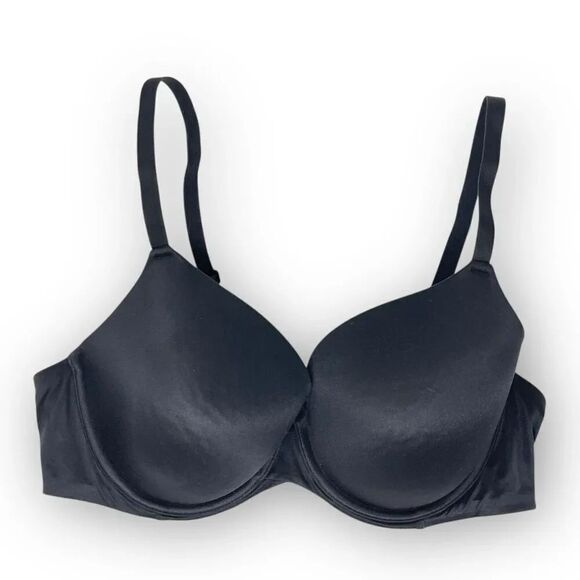 Auden Other - Auden Bra The Icon Underwire Lined T-shirt Full Coverage Black Women’s Size 38C